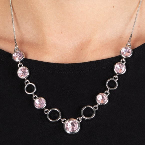 paparazzi Jewelry - Elegantly Elite - Pink Necklace
